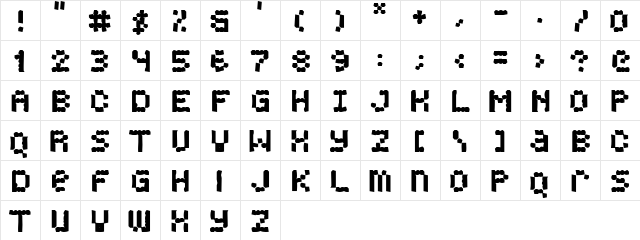 RefundBold Regular  glyph index
