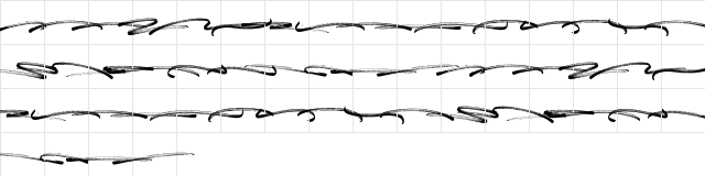 Panterick Swash Regular  glyph index