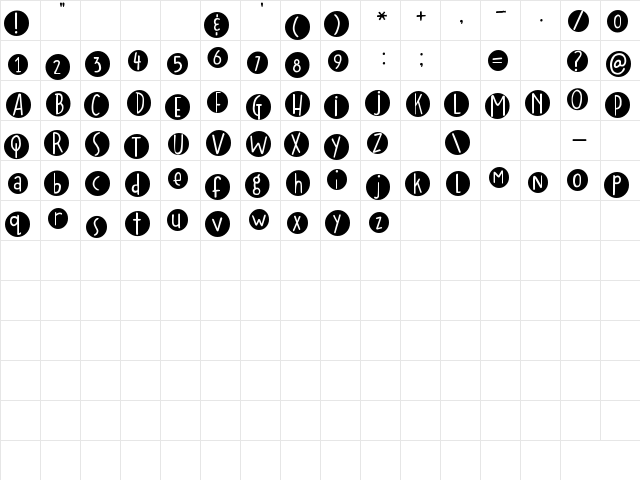 2Peas Crazy Pooch 2Peas Crazy Pooch  glyph index