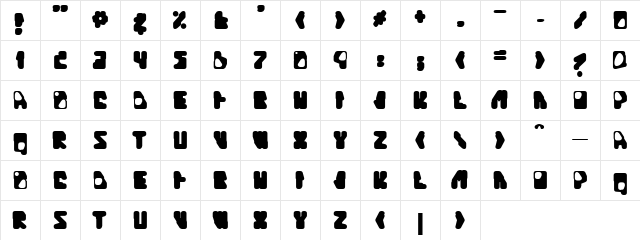 Quinine Normal  glyph index