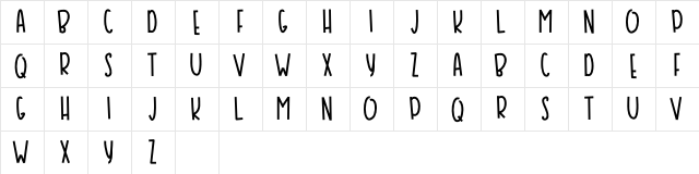 BANSKY Regular  glyph index