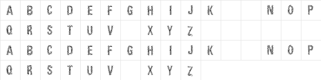 Ring Worms Regular  glyph index