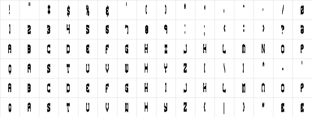 Gyrose Squeeze BRK Normal  glyph index