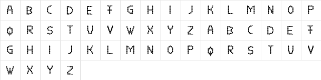 coffee beans Regular  glyph index