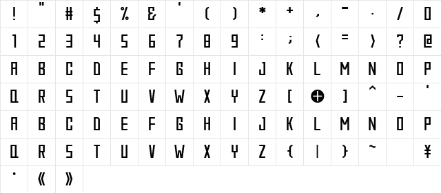 Temporary Extra  glyph index