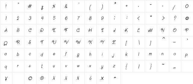 CRU-Dissaramas-Bold Italic Bold Italic  glyph index