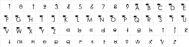 Baby Geniuses Regular  glyph index