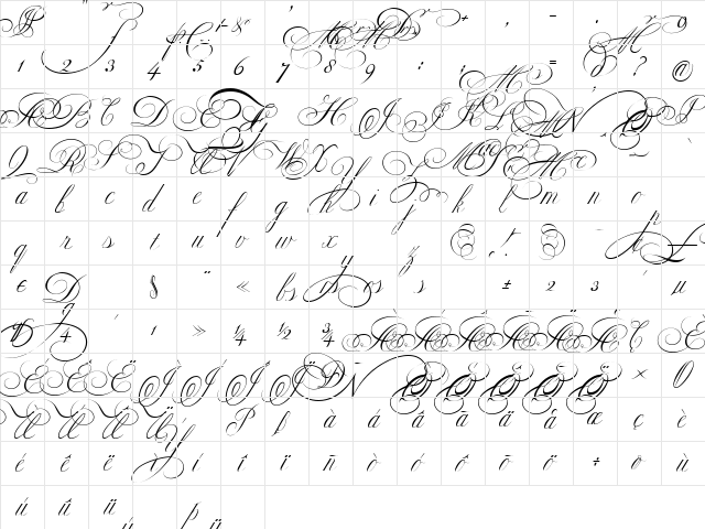 Copper Alt Caps Expert Regular  glyph index