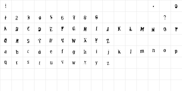 OfFiCeR DoWn Medium  glyph index