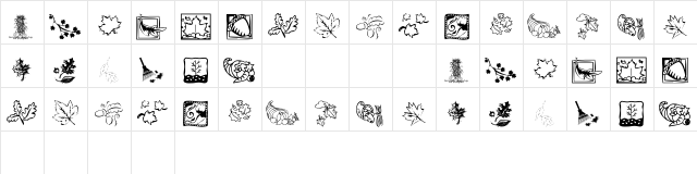 KR Autumn 2004 Regular  glyph index