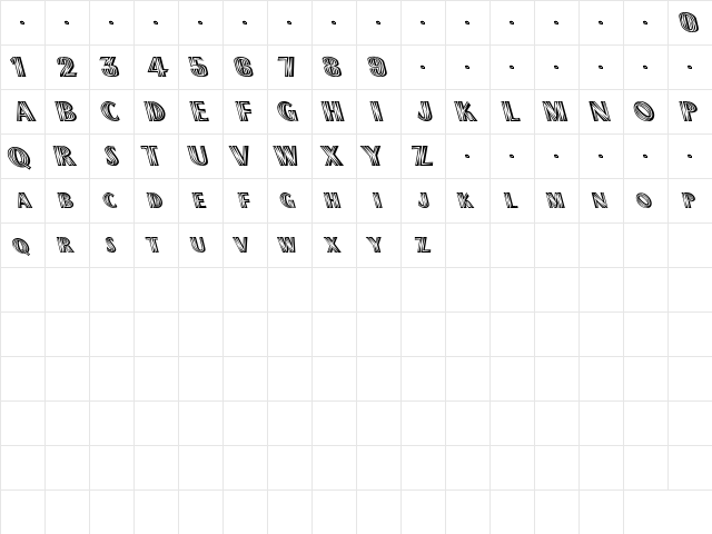 Chili Pepper-Extra Bold Lefty Regular  glyph index