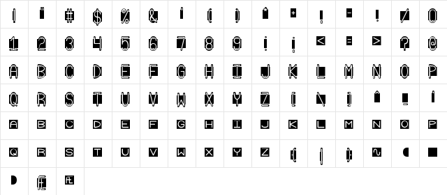 Grudge 2 BRK Normal  glyph index