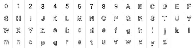 DanyaMari3 Medium  glyph index