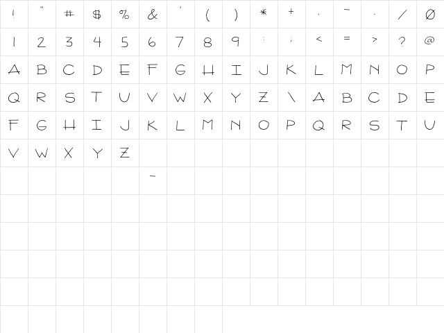 2Peas Arizona 2Peas Arizona  glyph index