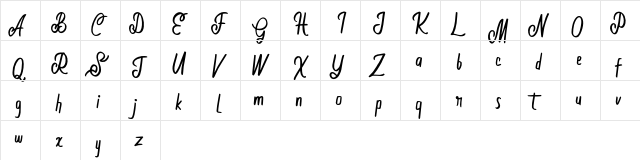 Moolland FREE Regular  glyph index