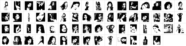 LaetitiaBats2 Regular  glyph index