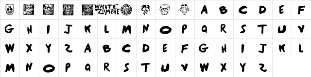 AdLib Regular  glyph index