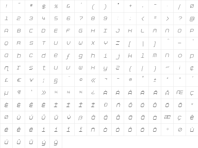 Aspirin-Refill Regular  glyph index