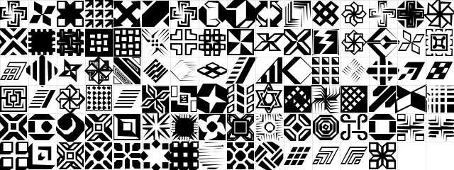 Carr Dings Normal  glyph index