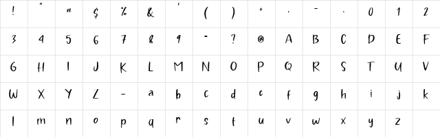 Pig Year Display Regular  glyph index