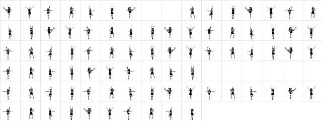 Hots Regular  glyph index