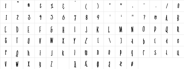 Venus flytrap  & the bug Regular  glyph index