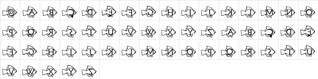 pf_gfish_backwards1 Regular  glyph index