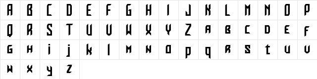 FIALIGA FREE Regular  glyph index