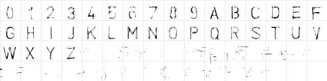 AlliedEngine LUBEDA  glyph index