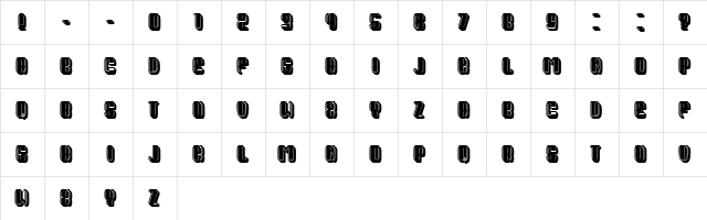 President Filled Regular  glyph index