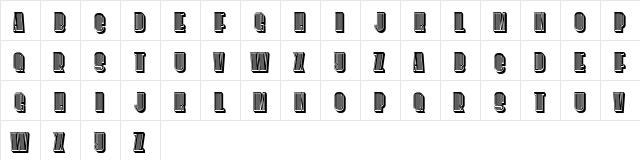 Survival Regular  glyph index