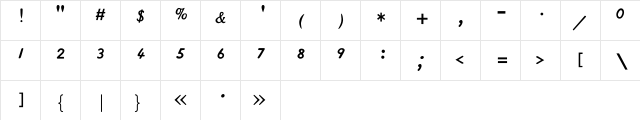 Mv Iyyu Nala Regular  glyph index