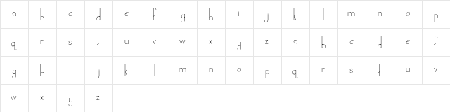 land downunder Regular  glyph index