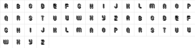 Schnecke Regular  glyph index
