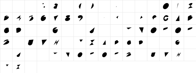 KidlySCapsSSK Regular  glyph index