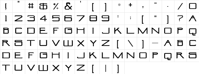 CultLove Regular Regular  glyph index