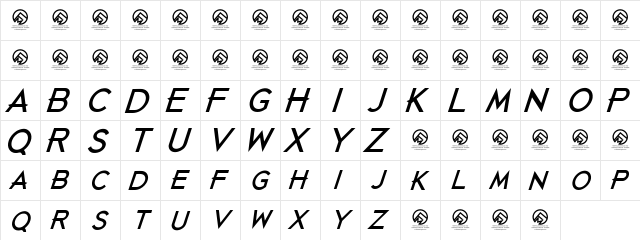 Just Die Already Black Black Italic  glyph index