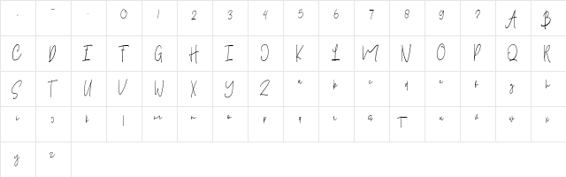 Pelakor  Demo Script  glyph index