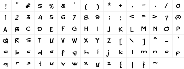 a Ablasco Regular  glyph index