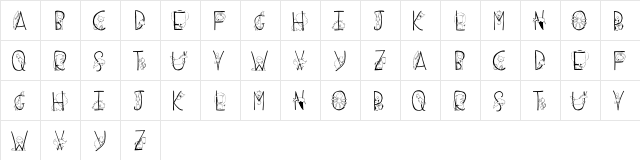 2Peas DW ZooBalloo Regular  glyph index