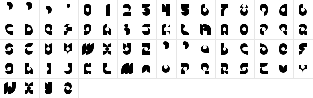 Candle Solid  glyph index