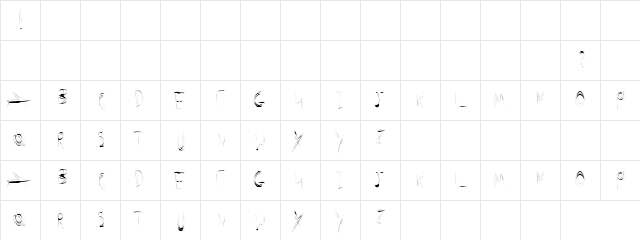 Cross n Boxes Regular  glyph index