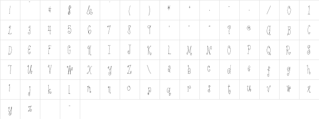 2Peas Wrought Iron 2Peas Wrought Iron  glyph index