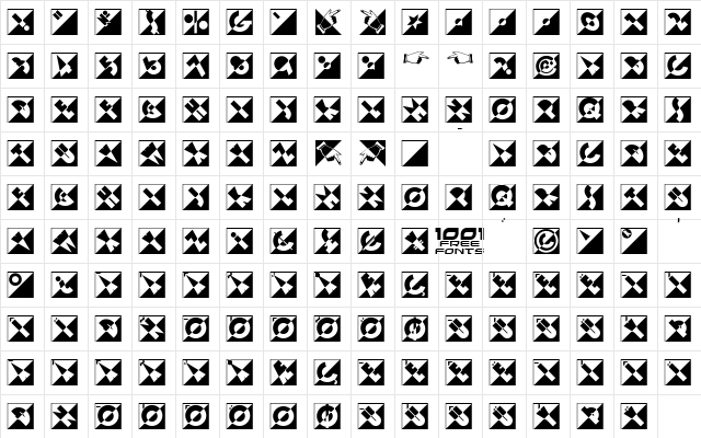 Emporium NF Regular  glyph index