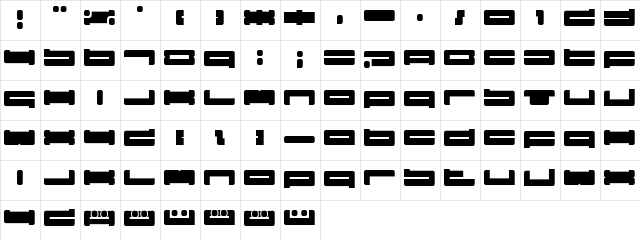 NeueSaat Regular  glyph index