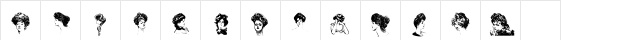 Gibson Girls Regular  glyph index