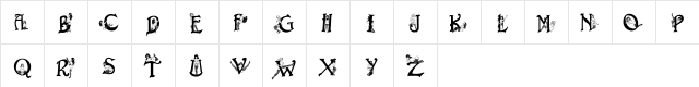 ErotiCapsSolid Regular  glyph index