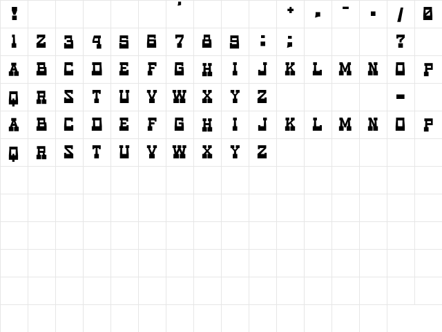 Game Music Love Regular  glyph index