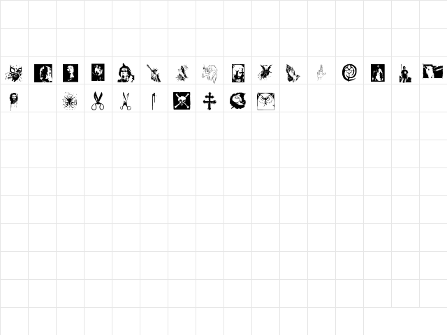 LDC Regular  glyph index