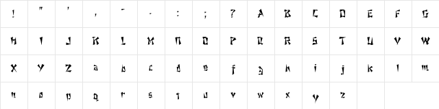 Nixon InChina  glyph index